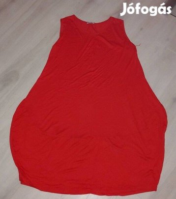 Új piros laza pólóruha 3xl