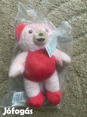 Új plüss Coccolino maci, rózsaszín