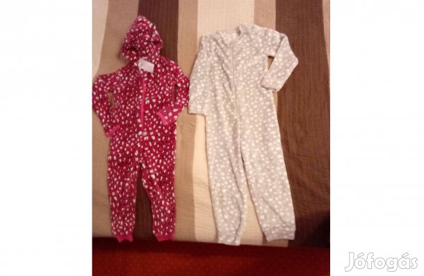 Új polár kezeslábas overál pizsamaoverál 128 134