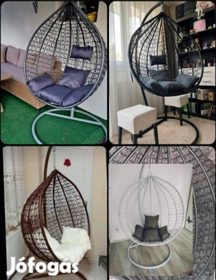 Uj polyrattan függőfotelek kintre-bentre
