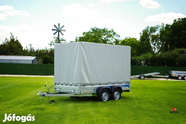 Új ponyvás utánfutó (300x150cm) Győrben akciósan most 958.000 Ft