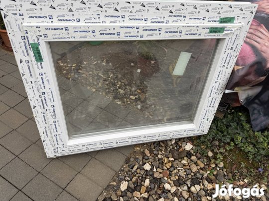 Új prémium Kömmerling műanyag ablak 120x100cm