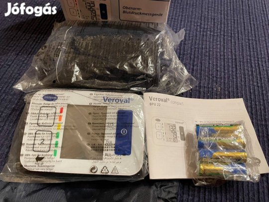 Új prémium Veroval Compact vérnyomásmérő számlával