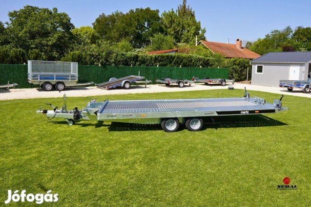 Új prémium billenős autószállító utánfutó (2700kg) most 2.490.000 Ft