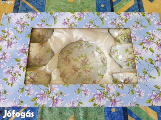 Új prémium teás készlet tizedáron eredeti dobozában