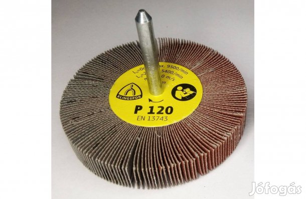 Új profi Klingspor KM 613 csapos lamellás csiszoló 80x15x6mm P120