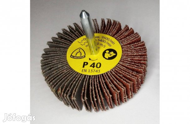Új profi Klingspor KM 613 csapos lamellás csiszoló 80x20x6mm P40