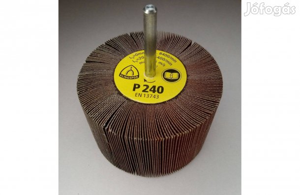 Új profi Klingspor KM 613 csapos lamellás csiszoló 80x50x6mm P240