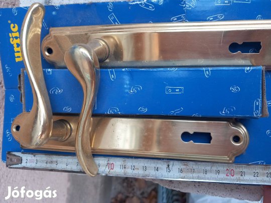 Új réz kilincs párban német minőség