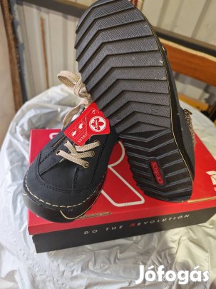 Új rieker női 38as bőr cipő