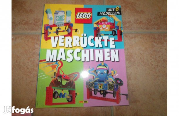 Új ritka Lego ötletkönyv építőelemekkel Őrült gépek Verrückte Mashinen