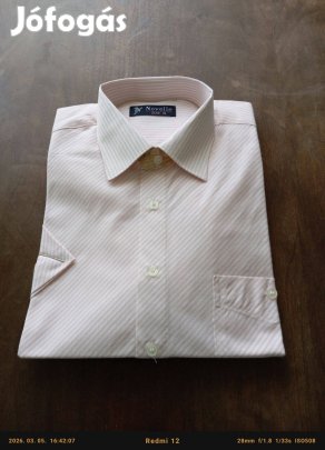 Új rövid ujjú férfi ing