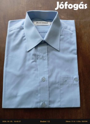 Új rövid ujjú férfi ing