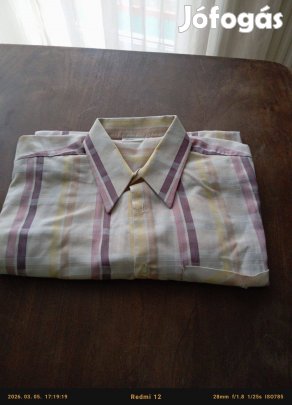 Új rövid ujjú férfi ing