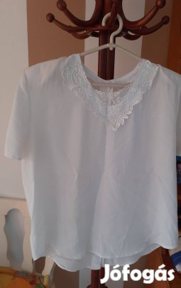 Új rövidujjú selyem blúz pl felszolgálóknak
