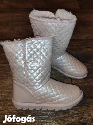 Új rózsaszín bélelt hótaposó csizma - 37
