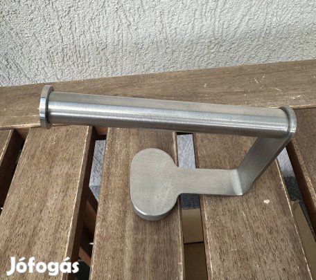Új rozsdamentes fali WC- papír tartó eladó Budán!