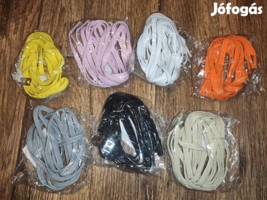 Új rugalmas gumi lapos cipőfűző - több szín