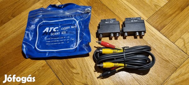 Új scart, rca kábel szett 