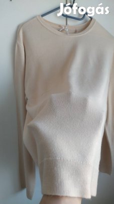 Új sinsay bézs puha sztreccs pulóver 