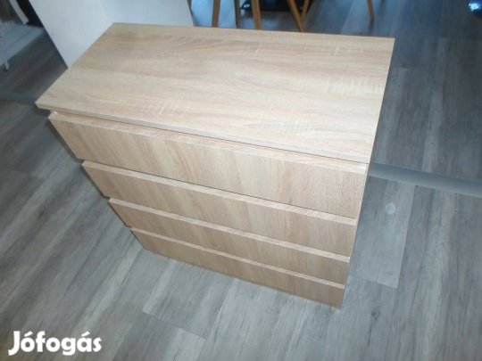 Új sonoma tölgy négy fiókos komód