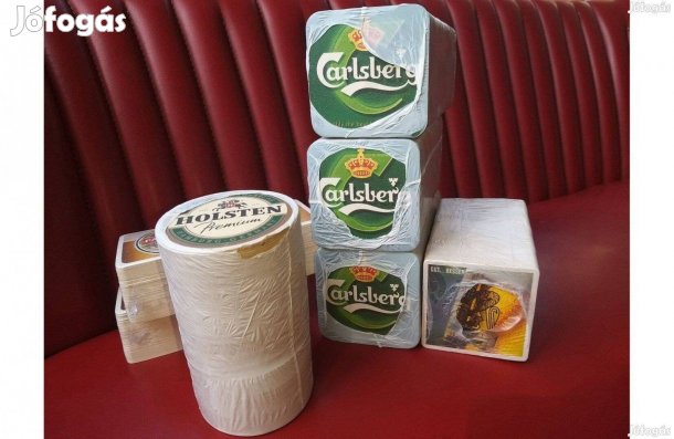 Új söralátétek: Holsten, Carlsberg, Gösser, Pannon Ászok