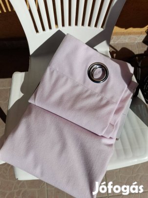 Új sötétítő függöny, .halvány rózsaszín. 1 db 140x240 cm