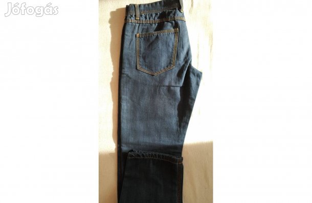 Új sötétkék férfi farmer nadrág, farmernadrág eladó, 33