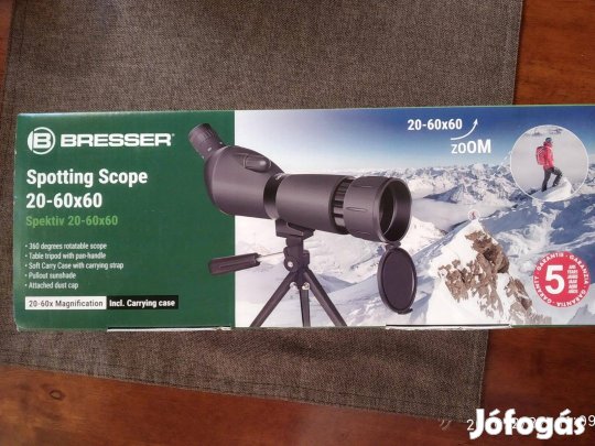 Új spektív távcső 10-60x60 Bresser Spotting SCOPE Sok Mást Is