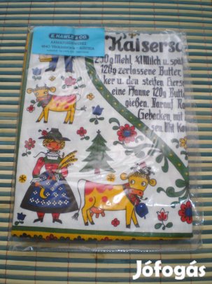 Új szett konyharuha és kistörlő egyben csomagolva 100% pamut