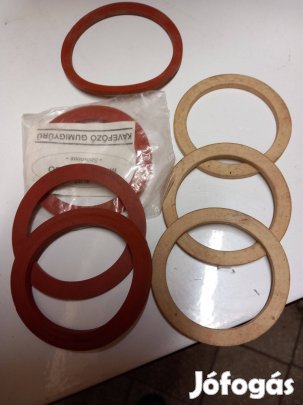 Új szilikon kávéfőző gumi 6db egybe