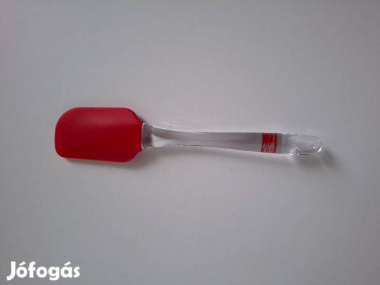 Új szilikon spatula 25 cm piros_