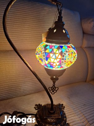 Új színes asztali mozaik lámpa