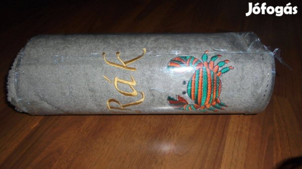 Új szürke horoszkópos fürdőlepedő törölköző - Rák