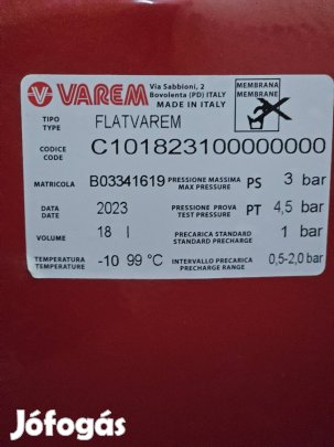 Új tágulási tartály 