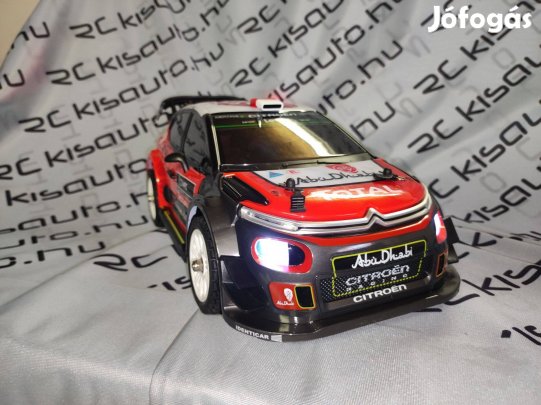 Új távirányítós Citroen C3 WRC rally autó - 45 km/h, 1/14 méret