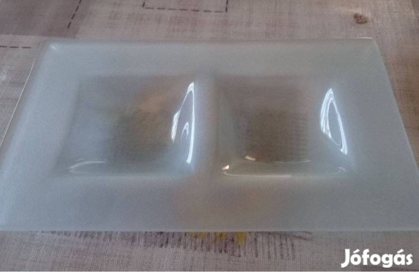 Új tejüveg kínálótál eladó