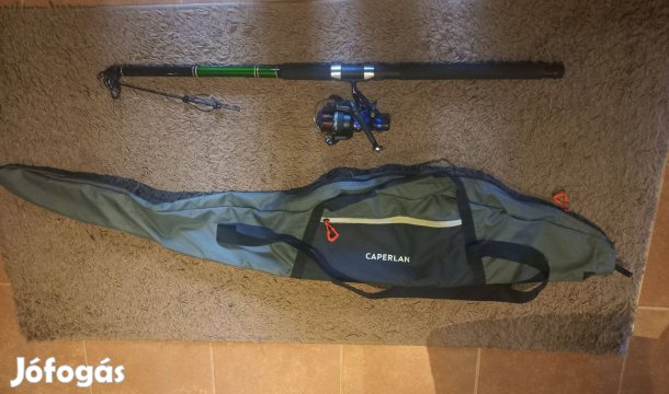 Új teleszkópos Frenetic horgászbot, Caperlan bottartó táska eladó