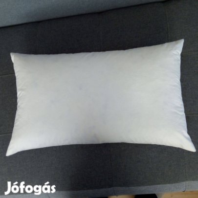 Új tollpárna, tömör félpárna 40x65 cm