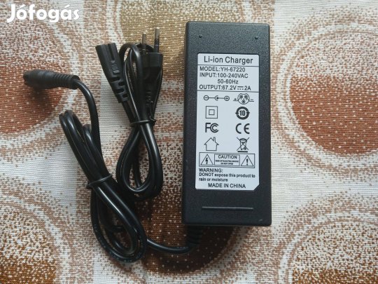 Új töltő 67.2V 2A 3 pines elektromosrollerhez