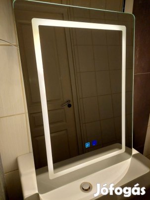 Új tükör led világítással, páramentesítő funkcióval 50X70 méretben