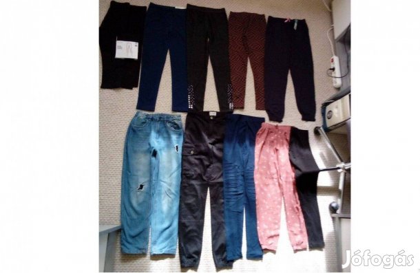 Új újszerű lány nadrág leggings tavaszi nyári 146 152