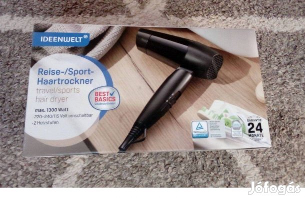 Új úti hajszárító összecsukható