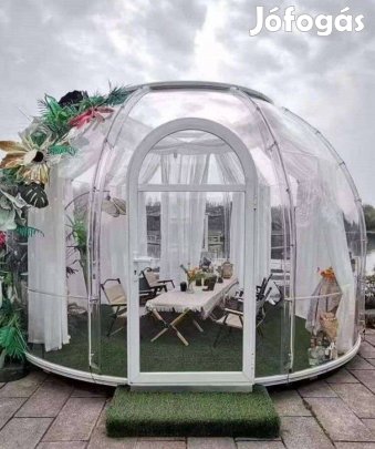 Új üvegház / iglu, 3 vagy 4 méter átmérőjű