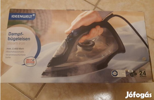 Új vasaló kerámia talp gőzfunkciók