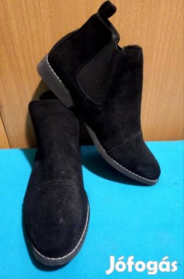 Új velúr bokacsizma 40-es