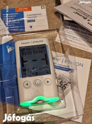 Új vércukorszint mérő eladó! Dcont etalon teszt