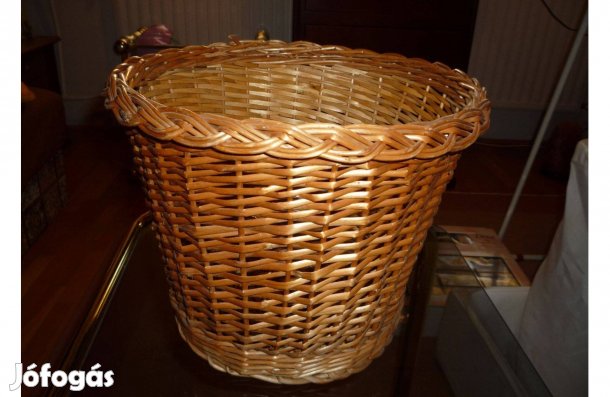 Új vesszőkosár szemetes kosár tároló kosár