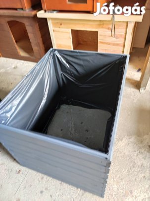 Új virágláda magaságyás 