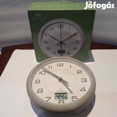 Új vízálló rádióvezérelt falióra hő és páratartalom mérővel zuhanyzóba